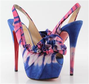 Christian Louboutin ハイヒール ブルー・ピンク Christian Louboutin ハイヒール ブルー・ピンク